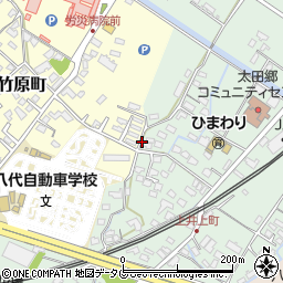 熊本県八代市井上町周辺の地図
