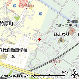 熊本県八代市井上町周辺の地図