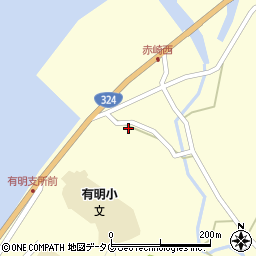 熊本県天草市有明町赤崎3333周辺の地図