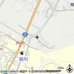 熊本県八代市川田町東1463周辺の地図