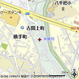 熊本県八代市古閑上町124-1周辺の地図