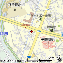 カメラの中野八代大村店周辺の地図