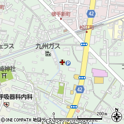 寿司 じじや 八代松江店周辺の地図