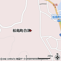 熊本県上天草市松島町合津周辺の地図