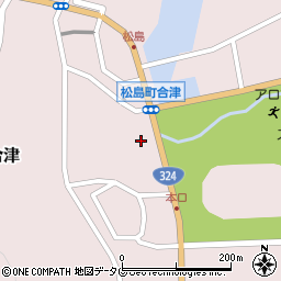 熊本県上天草市松島町合津4288周辺の地図