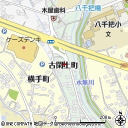 熊本県八代市古閑上町129周辺の地図