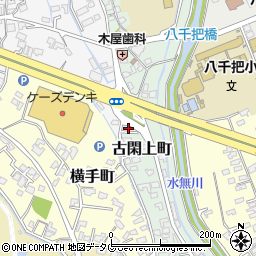 熊本県八代市古閑上町146-1周辺の地図