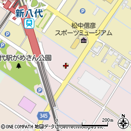 セブンイレブン新八代駅前店周辺の地図