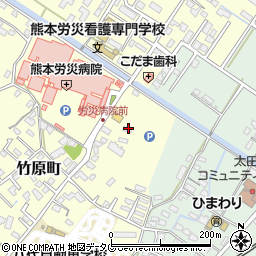 全国労災病院労働組合熊本支部周辺の地図