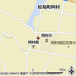 上天草市立阿村小学校周辺の地図