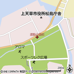 運動公園前周辺の地図