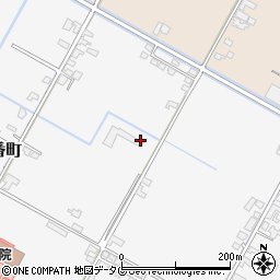 熊本県八代市郡築一番町周辺の地図