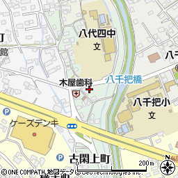 熊本県八代市古閑上町186-4周辺の地図