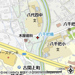 熊本県八代市古閑上町221-4周辺の地図