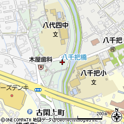 熊本県八代市古閑上町221周辺の地図
