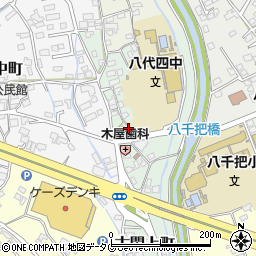 熊本県八代市古閑上町174周辺の地図