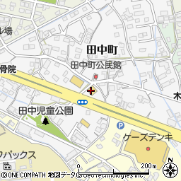 マツモトキヨシ八代店周辺の地図