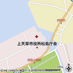 上天草市役所松島庁舎　健康福祉部高齢者ふれあい課地域包括支援係周辺の地図