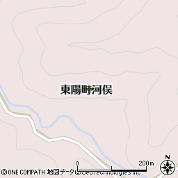 熊本県八代市東陽町河俣周辺の地図