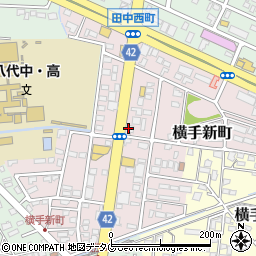 東進衛星予備校八代松江通り校周辺の地図