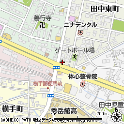 ファミリーマート八代田中東町店周辺の地図