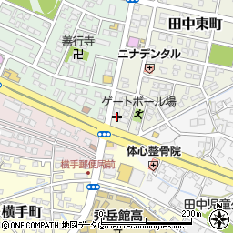 熊本県八代市田中東町27-9周辺の地図