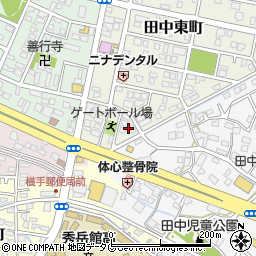 熊本県八代市田中東町13周辺の地図