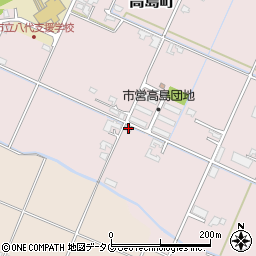 熊本県八代市高島町4740周辺の地図