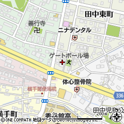 熊本県八代市田中東町27-4周辺の地図