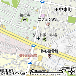 熊本県八代市田中東町27-10周辺の地図