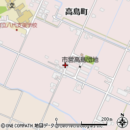 熊本県八代市高島町4530-10周辺の地図