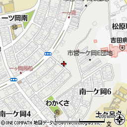 南区公民館周辺の地図