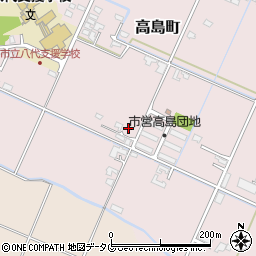 熊本県八代市高島町4530-8周辺の地図