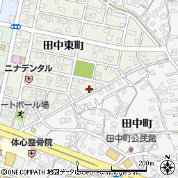 熊本県八代市田中東町11周辺の地図