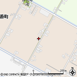 熊本県八代市郡築二番町78周辺の地図