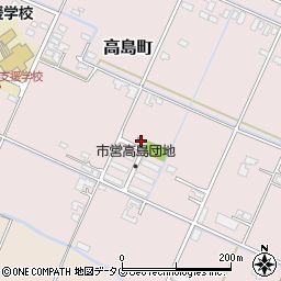 熊本県八代市高島町4536-1周辺の地図