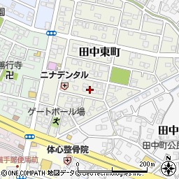 熊本県八代市田中東町16-5周辺の地図