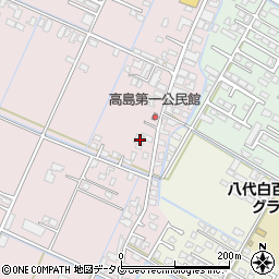熊本県八代市高島町4086-1周辺の地図