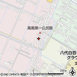熊本県八代市高島町4086周辺の地図