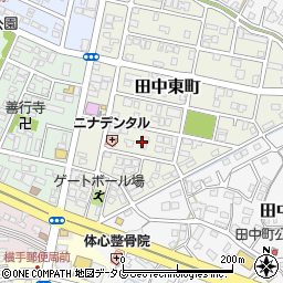 熊本県八代市田中東町16周辺の地図