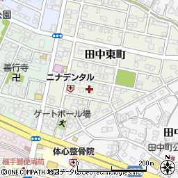 熊本県八代市田中東町16周辺の地図