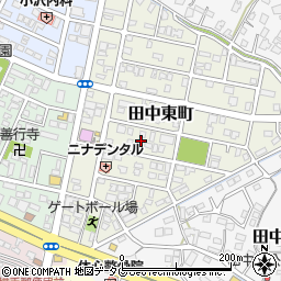 熊本県八代市田中東町17周辺の地図