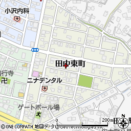 熊本県八代市田中東町18-8周辺の地図