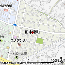 熊本県八代市田中東町周辺の地図