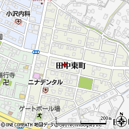 熊本県八代市田中東町18周辺の地図