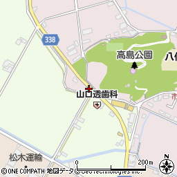 熊本県八代市高島町1-10周辺の地図