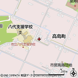 熊本県八代市高島町4253-5周辺の地図