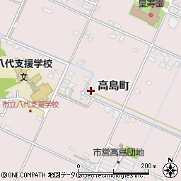 熊本県八代市高島町4244-2周辺の地図