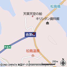 合津ＩＣ周辺の地図