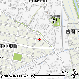 熊本県八代市田中東町4周辺の地図